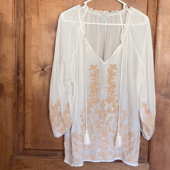 Sundance Dulce De Lethe Floral Embroidered Blouse, Size M. NWOT. - Picture 3 of 6